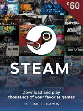 Steam Gift Card 65 EUR - Steam Key EU