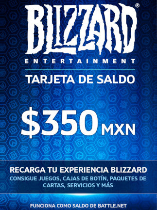 Blizzard Gift Card 350 MXN Battle.net - Mexico