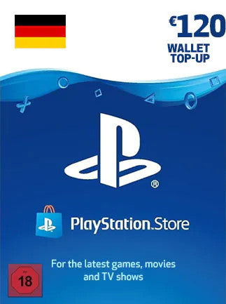 PlayStation Network Gift Card 120 EUR - PSN Germany