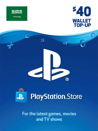PlayStation Network Gift Card 40 USD - PSN Saudi Arabia