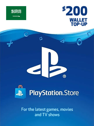 PlayStation Network Gift Card 200 USD - PSN Key - SAUDI ARABIA