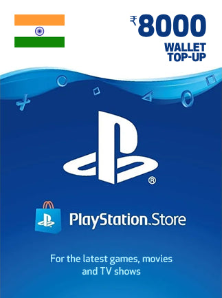 PlayStation Network Gift Card 8000 INR - PSN Key - INDIA