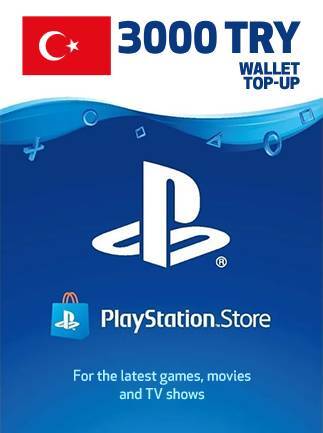PlayStation Network Gift Card 3000 TRY - PSN Key - TURKEY