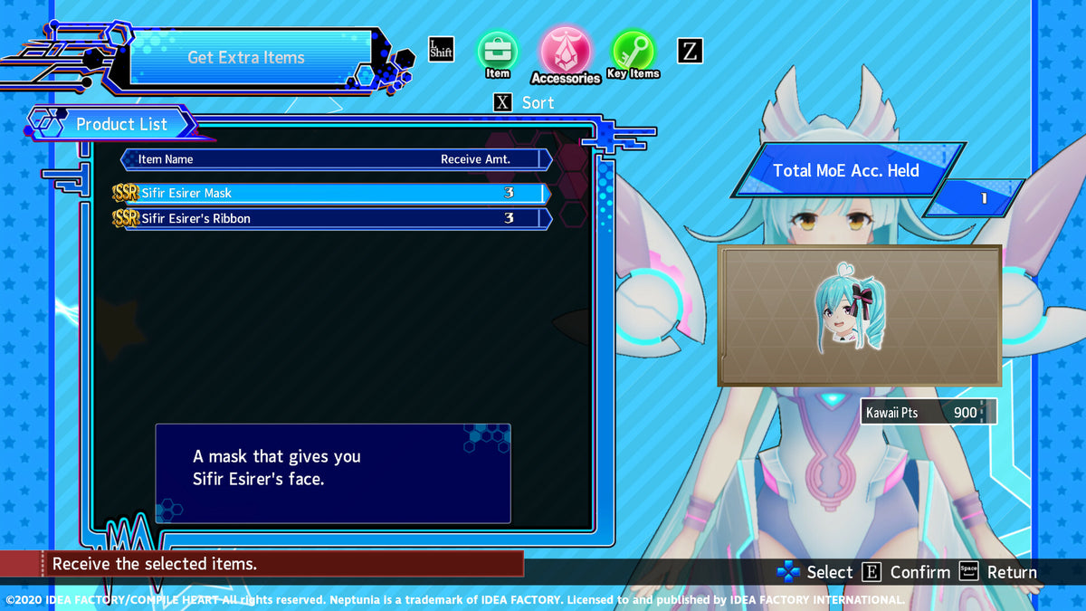 Neptunia Virtual Stars - Sifir Esirer Pack (PC) - Steam Key - GLOBAL
