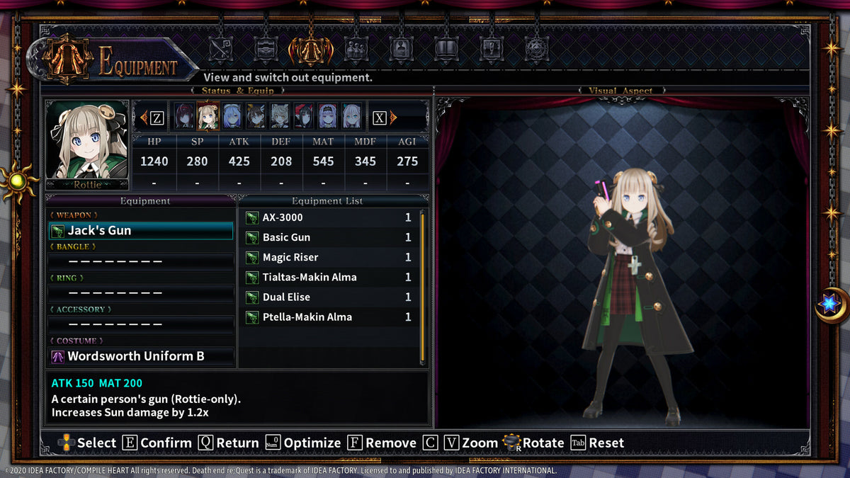 Death end re;Quest 2 - Blood Skelter Set (PC) - Steam Key - GLOBAL
