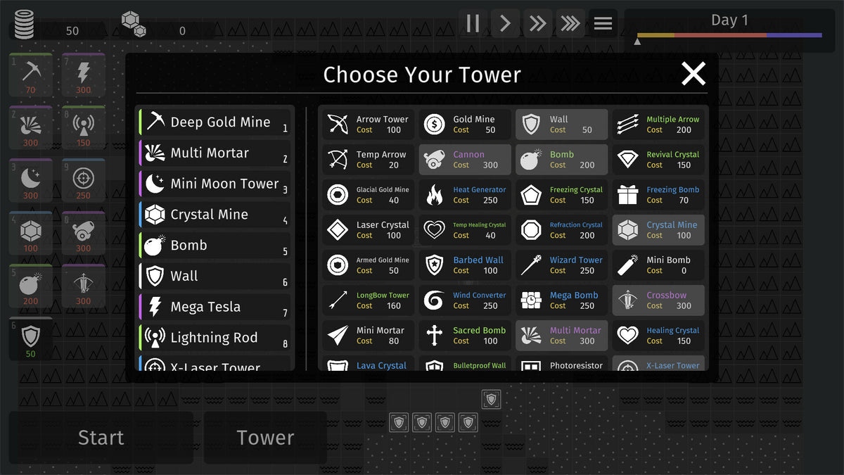 Minimalist Tower Defense (PC) - Steam Key - GLOBAL