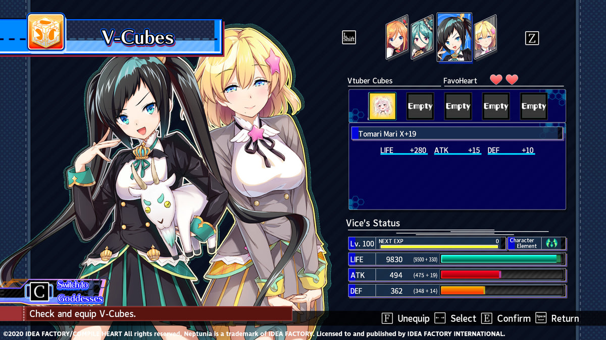 Neptunia Virtual Stars - Tomari Mari Pack (PC) - Steam Key - GLOBAL