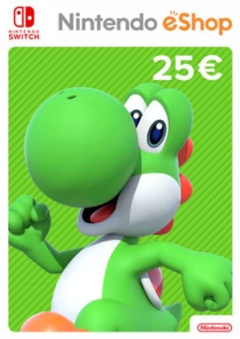 Nintendo eShop Gift Card 25 EUR - Nintendo Key - Europe