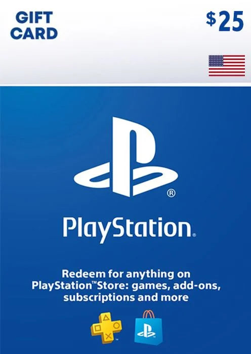 PlayStation Network Gift Card 25 USD - PSN United States