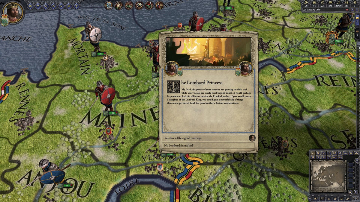 Crusader Kings II - Charlemagne Steam Key - EUROPE