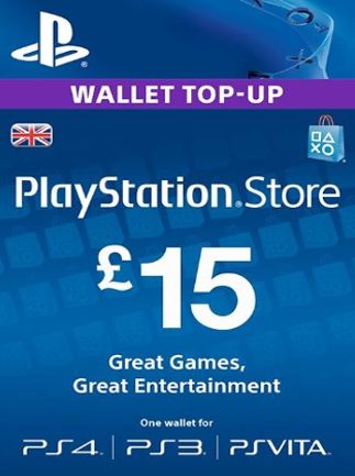 PlayStation Network Gift Card 15 GBP - PSN United Kingdom