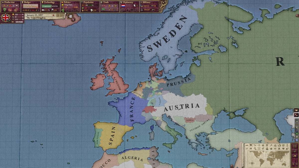 Victoria II: Heart of Darkness Steam Key - EUROPE