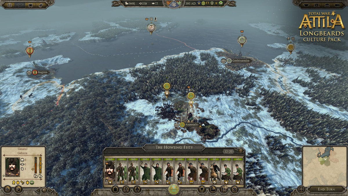 Total War: ATTILA - Longbeards Culture Pack Steam Key GLOBAL