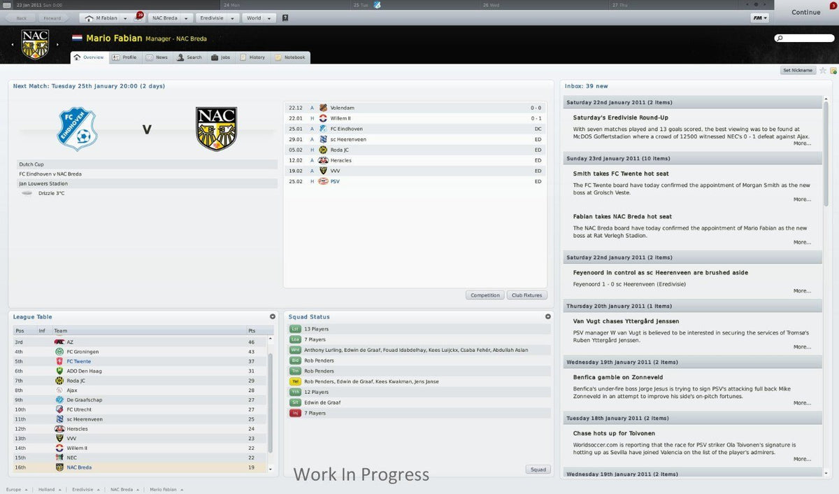 Football Manager 2011 Steam Key GLOBAL