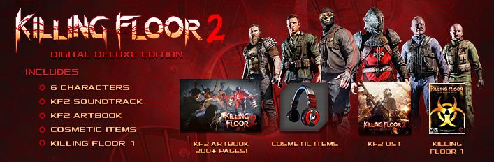 Killing Floor 2 Digital Deluxe Edition - Steam Key - ROW