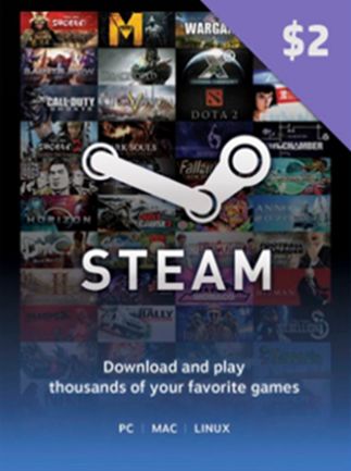 Steam Gift Card 2 USD - Steam Key - ARGENTINA