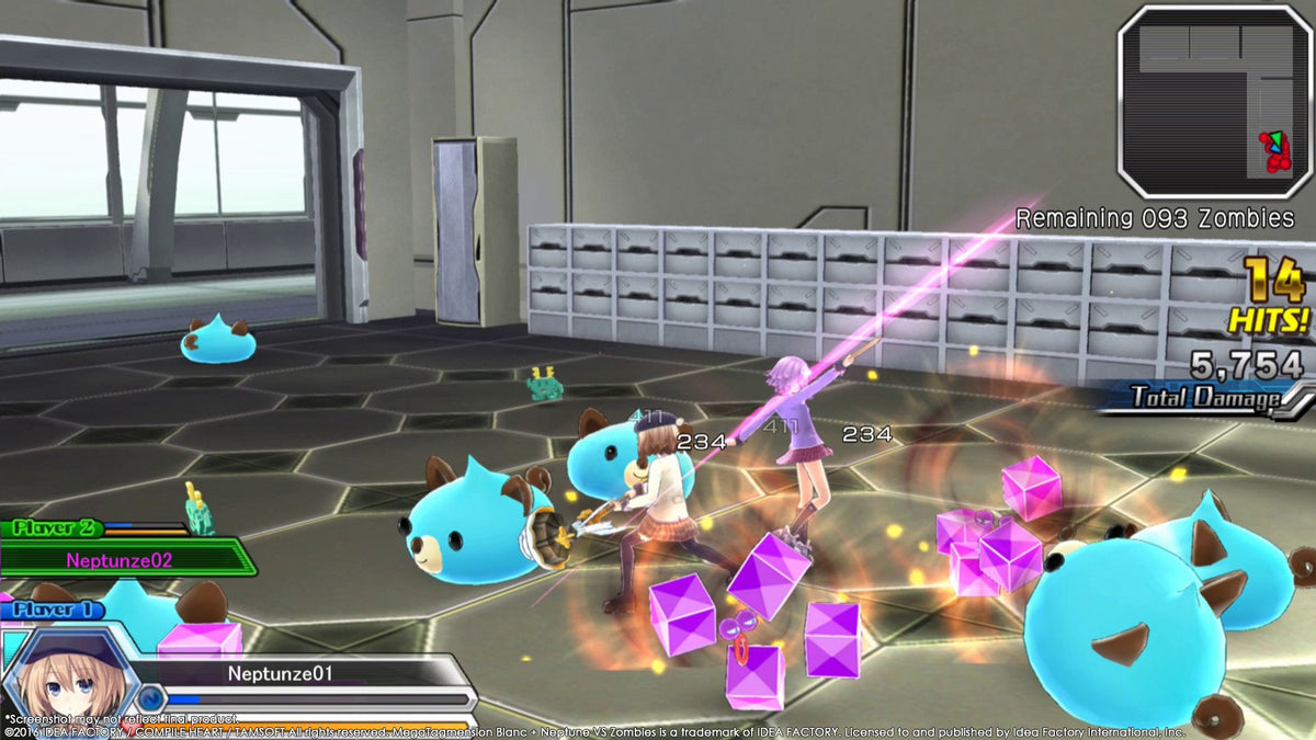 MegaTagmension Blanc + Neptune VS Zombies Steam Key GLOBAL