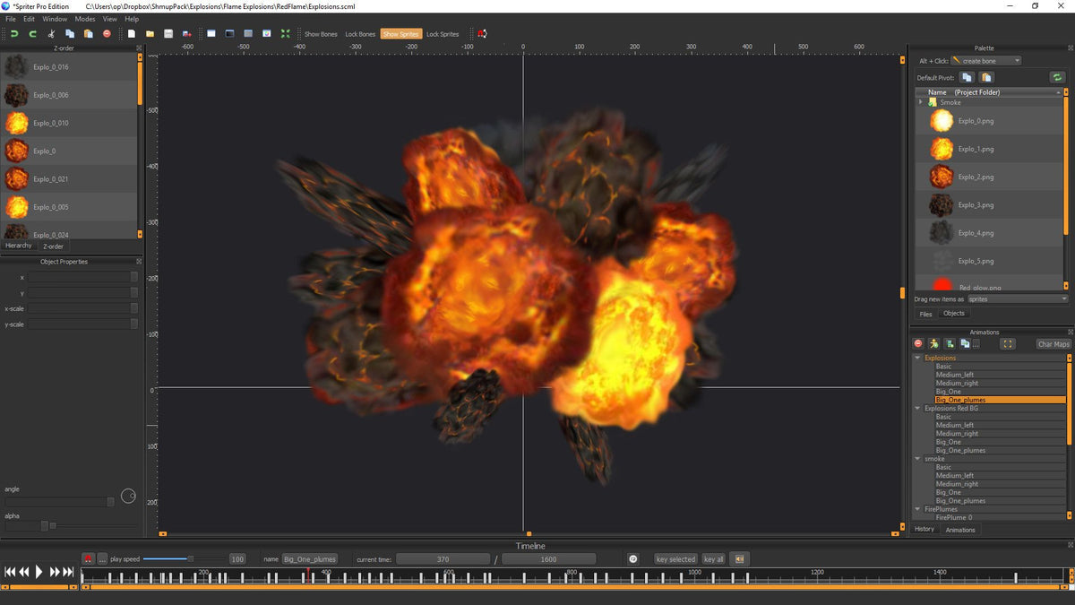 Spriter: Radius-Wing SHMUP Animated Art Pack Key Steam GLOBAL