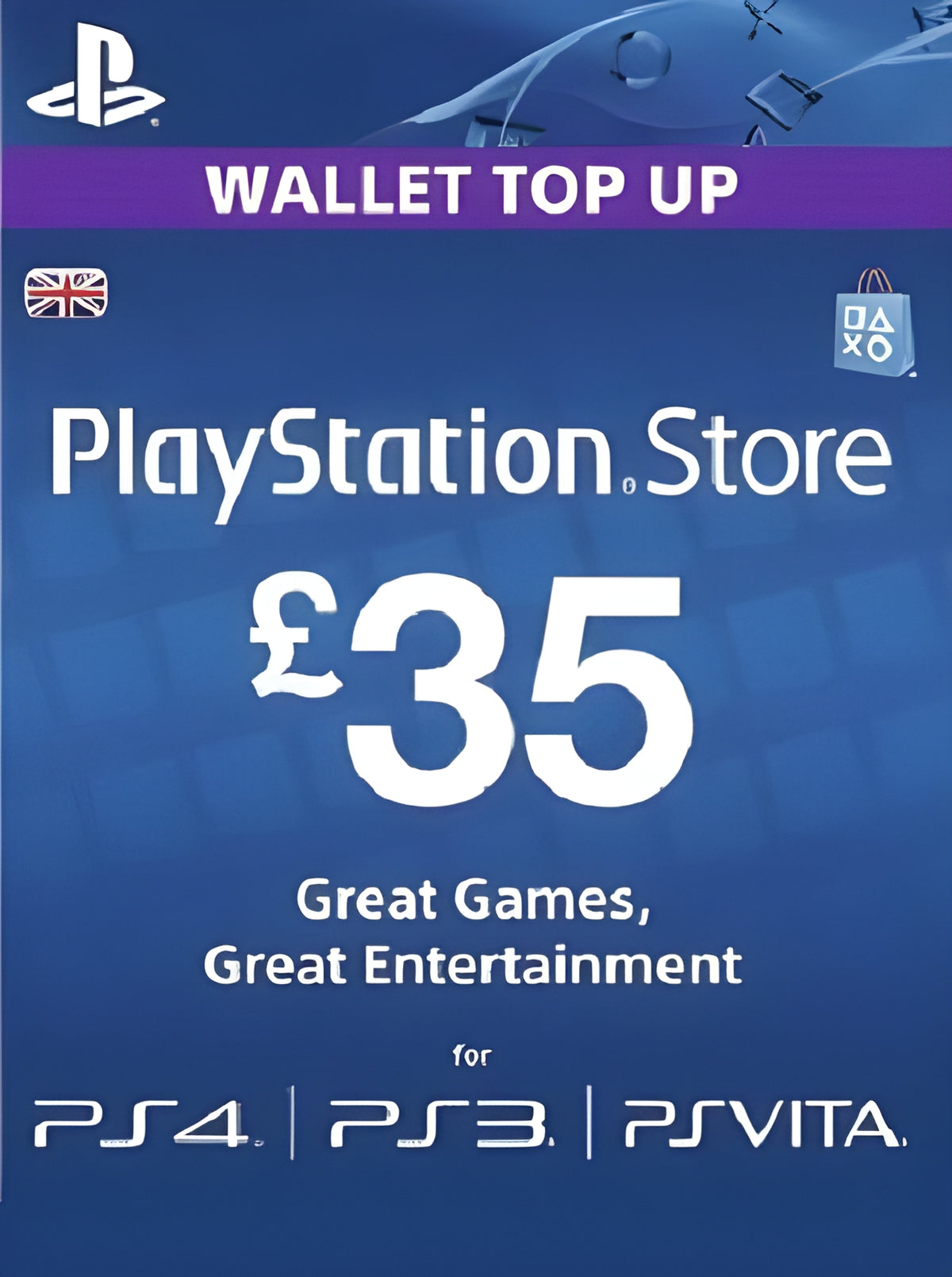 PlayStation Network Gift Card 35 GBP - PSN United Kingdom