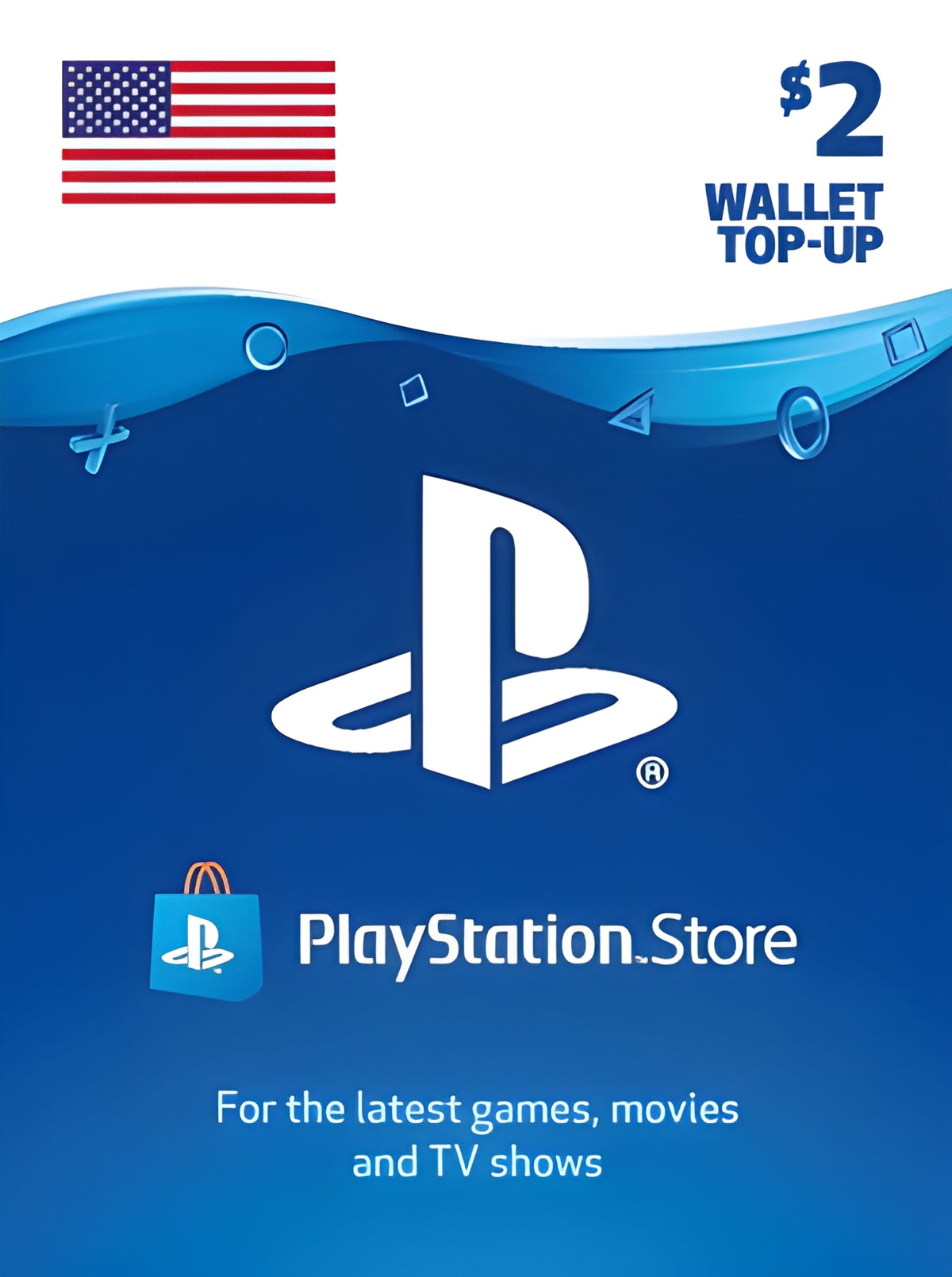 PlayStation Network Gift Card 2 USD - PSN Key - UNITED STATES