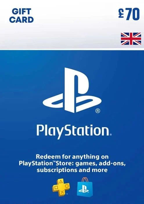 PlayStation Network Gift Card 70 GBP - PSN Key - UNITED KINGDOM